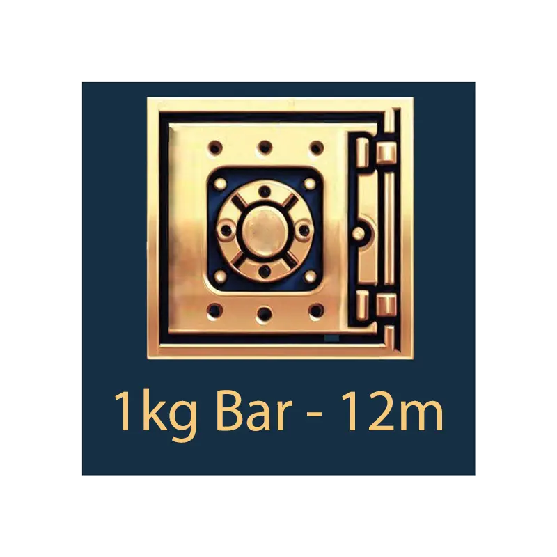 1kg Bar - Vault Storage - 12months